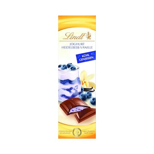 Lindt Čokoladna ploščica z borovnico, vanilijo in jogurtom Cene