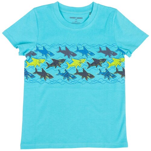 Lucky Kiddo majica KR LK-KBT SS 1_23 J 017436 F modra 92 Cene