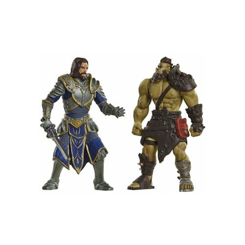 Jakks Pacific Warcraft Mini Figure 2-Pack Lothar vs. Horde Warrior 6 cm Slike