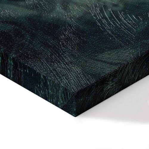  Slika - Oriental Pattern Carpet: Emerald Ornaments and Worn Patterns 120x80 Premium Print Slike
