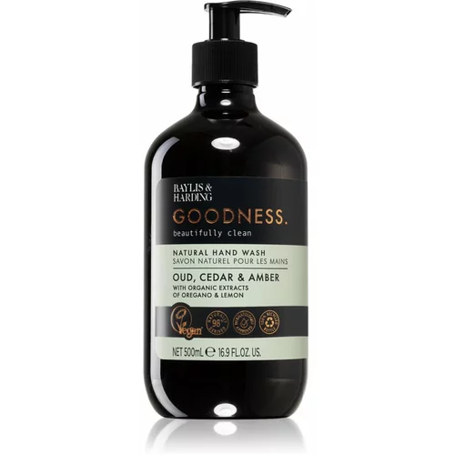 Baylis & Harding Goodness Oud, Cedar & Amber prirodni tekući sapun za ruke 500 ml