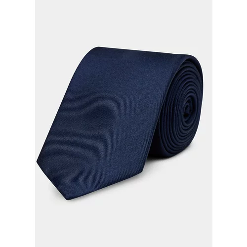 Calvin Klein Kravata Twill Solid Silk Tie K10K112320 Mornarsko modra
