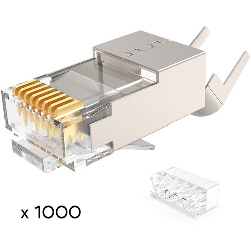  Konektor RJ45 metal CAT 7 1000 kom (plastic normal) Cene