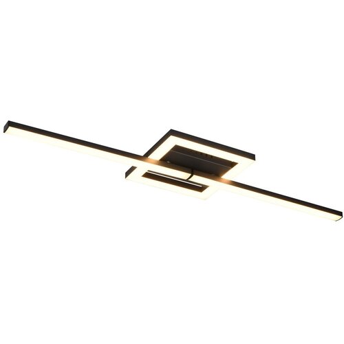 Tri O črna led stropna svetilka 16x54 cm viale – Cene