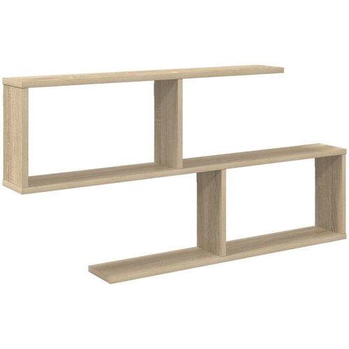 vidaXL Stenska polica Sonoma hrast 100 x 12 x 50,5 cm Inženirski les, (5000307207) Cene