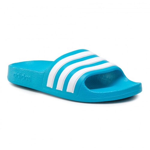 Adidas Otro&amp;scaron;ki natikači ADILETTE AQUA K Modra Slike