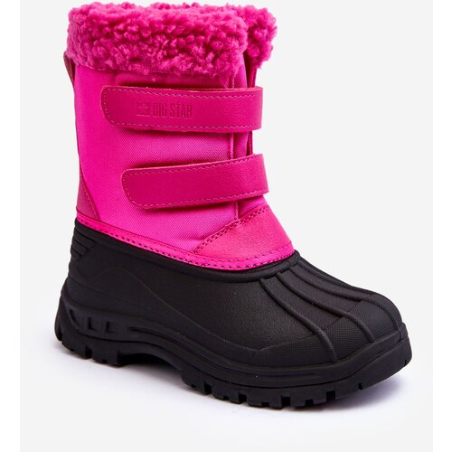 Big Star Children's Velcro Snow Boots Fuchsia Cene