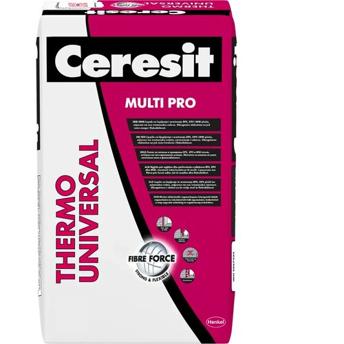 Ceresit Ljepilo za fasadu Ceresti Thermo universal multi pro, bijelo, 25 kg Slike