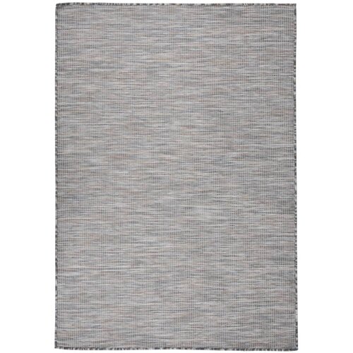 Furnova Zunanja preproga ploščato tkanje 160x230 cm rjava in modra, (21930600) Cene