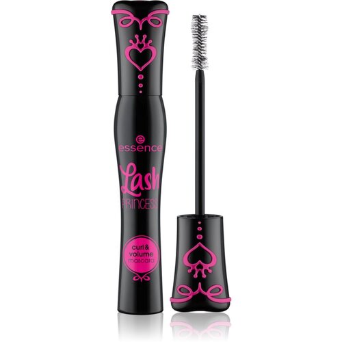 Essence lash Princess Curl & Volume maskara za volumen i uvijanje trepavica 12 ml nijansa Black Cene
