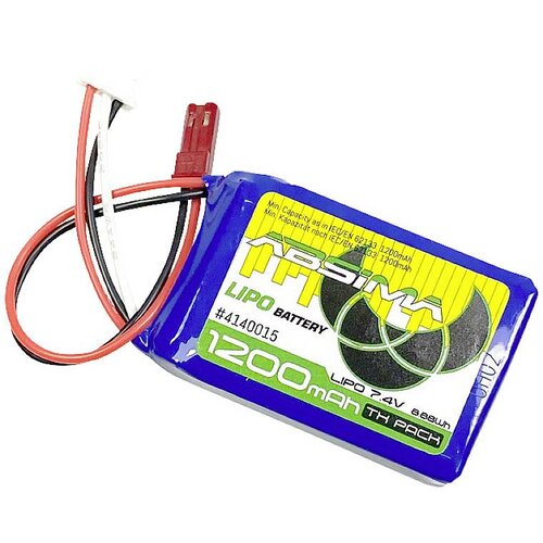 Absima lipo akumulatorski paket za modele 7.4 V 1200 mAh &Scaron;tevilo celic: 2 mehka torba BEC, (20439332) Cene