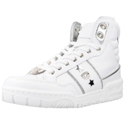 Chiara Ferragni Modne superge SNE CF1 HIGH WHITE LEATH Bela Cene