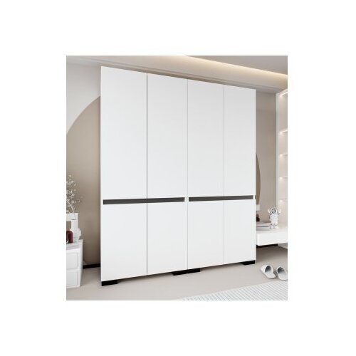 Hanah home ormar floransa 180 white anthracite Slike