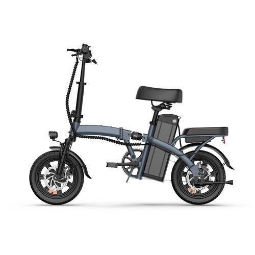 URLIFE Zložljivo električno kolo F1L, 14&amp;rdquo;, 48V 7,5Ah odstranljiva baterija, siva, (5000255693) Slike