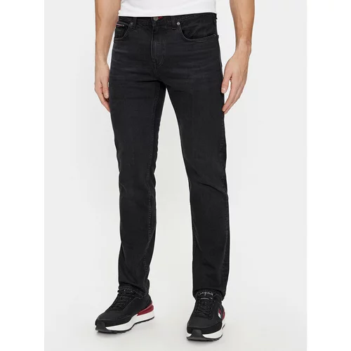 Tommy Hilfiger Jeans hlače Denton MW0MW32080 Črna Straight Fit