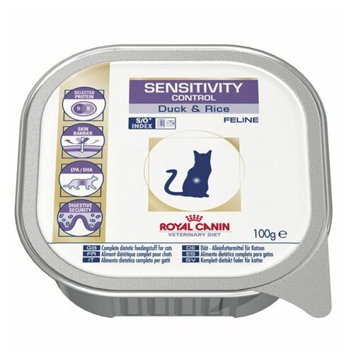 Royal Canin veterinarska dijeta za mačke sensitivity control duck & rice paštete 8x100gr Slike