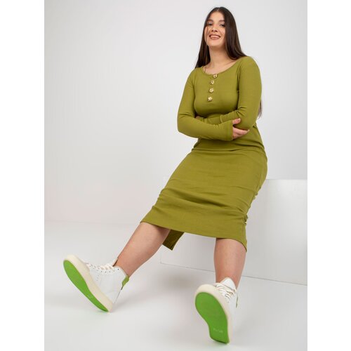 FANCY Dress-FA-SK-0244.96-olive Slike