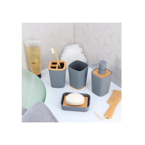 Tendance posuda za sapun abs/bambus siva 64110180 Cene