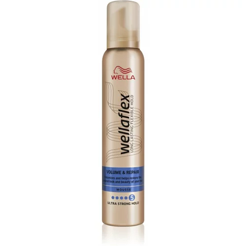Wella Wellaflex Volume & Repair pjena za kosu za volumen i vitalnost 200 ml