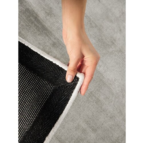 Vikosa Siva ročno tkana viskozna preproga 160x230 cm Noemi &amp;ndash; Slike