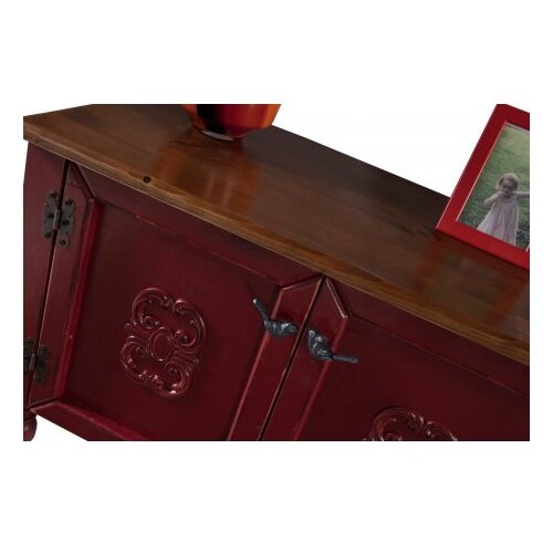 Hanah home komoda ada dresser red Slike