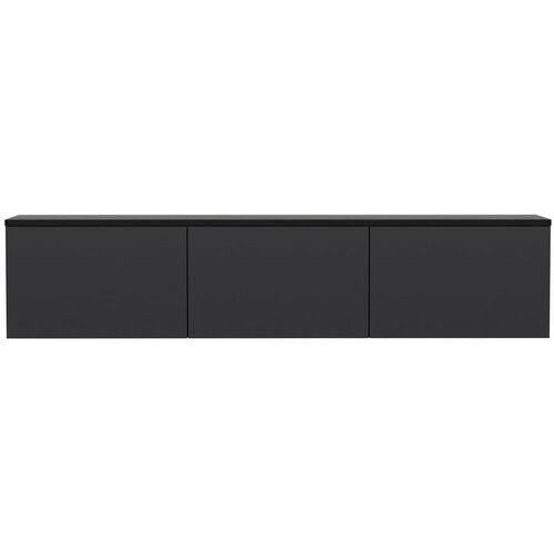 Kalune Design Antracitno siva TV komoda 160x35 cm Neon – Cijene