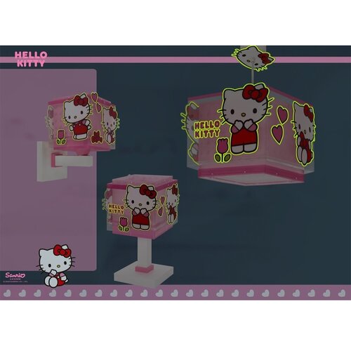 Dalber 73262 - Dečiji luster HELLO KITTY 1xE27/15W/230V ružičasta Slike