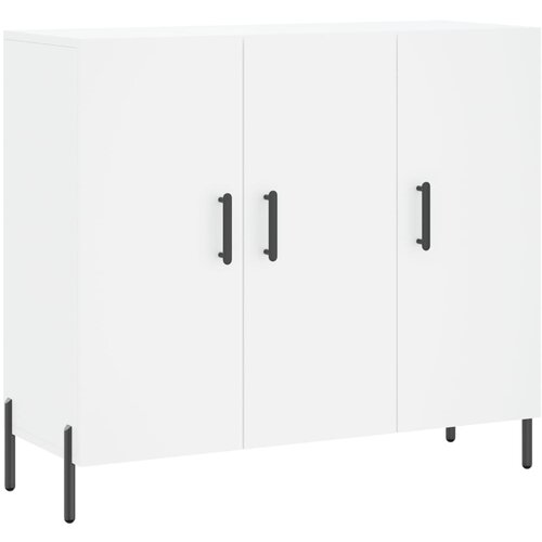 Maison Chic Komoda - Predalnik bela 90x34x80 cm konstruiran les, (21715869) Slike