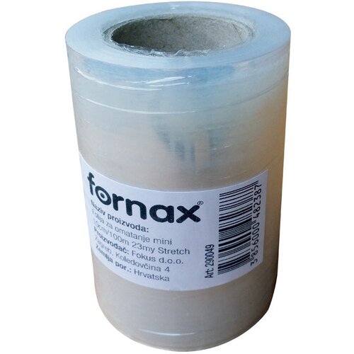 Folija ZA OMATANJE MINI 10CM/150M STRETCH FORNAX PROZIRNA Slike