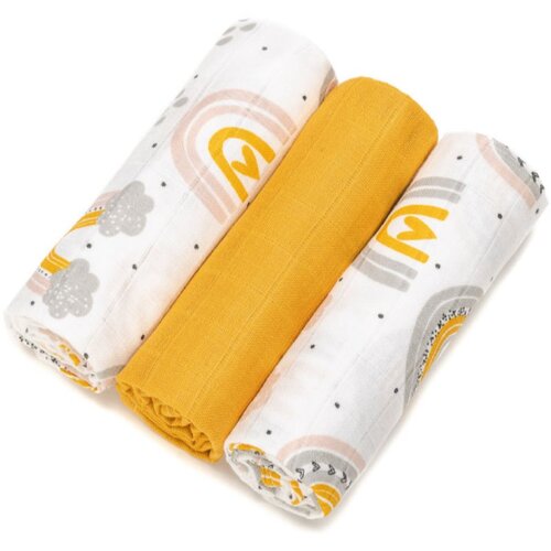 T-TOMI TETRA Cloth Diapers HIGH QUALITY plenice iz blaga Rainbow 70x70 cm 3 kos Cene