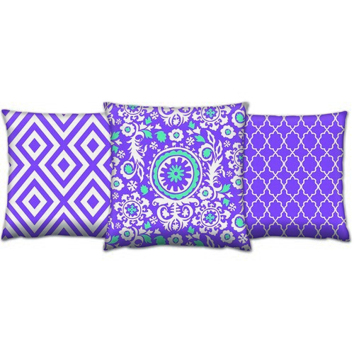 Opviq set 3 jastuka 43x43cm Šareni Cene