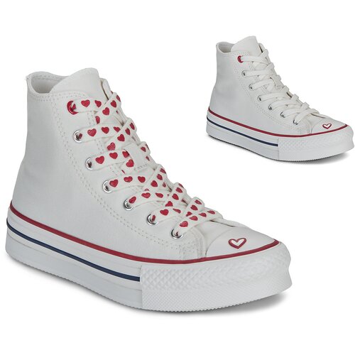 Converse Visoke superge CHUCK TAYLOR ALL STAR EVA LIFT Bela Cene