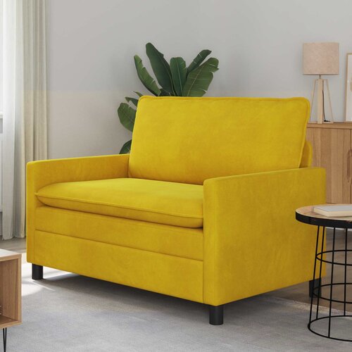 SOFA Žuta 126 x 81 x 87,5 cm Baršun Cene