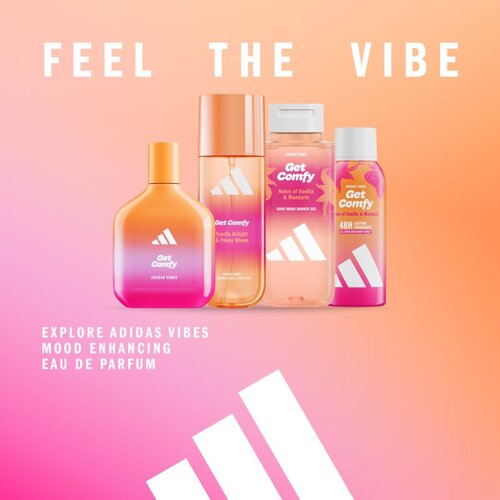 Adidas Vibes Get Comfy gel za prhanje uniseks 400 ml Slike