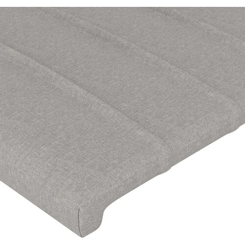  Uzglavlja 2 kom svjetlosiva 100x5x78/88 cm od tkanine Slike