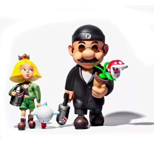 Prestige Figures Mario & Peach - Leon the Professional Edition Cene
