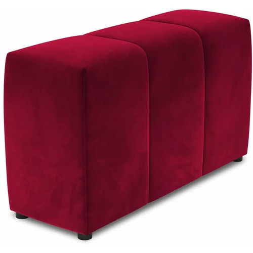 Cosmopolitan Design Crveni baršunasti naslon za modularnu sofu Rome Velvet -