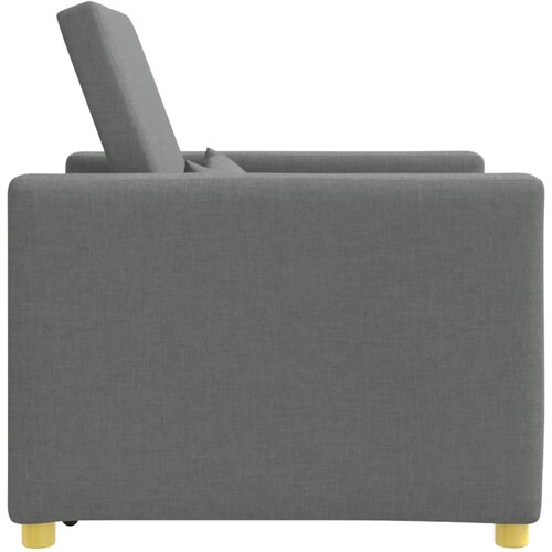 SOFA na razvlačenje Singl Tamno siva 90 x 165 x 87 cm tkanina Slike