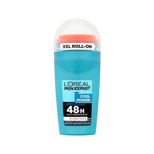L&amp;acute;Or&amp;eacute;al Paris men expert cool power 48H antiperspirant roll-on 50 ml za mo&amp;scaron;ke Slike
