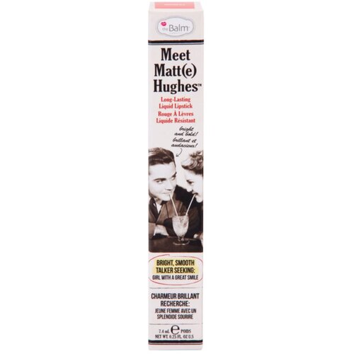 TheBalm Meet Matt(e) Hughes Long Lasting Liquid Lipstick dugotrajni tekući ruž za usne nijansa Honest 7.4 ml Slike