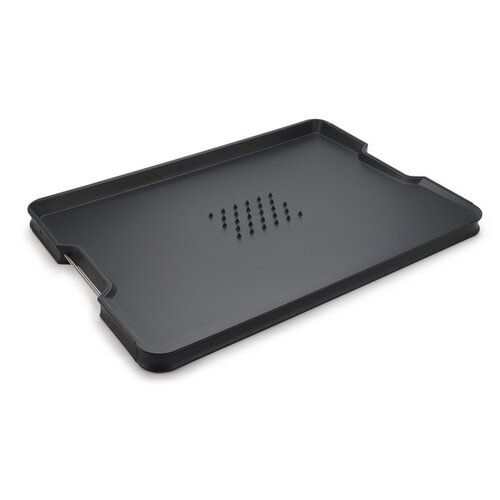Shumee Cut&Carve Plus Multi-funct.Black Chopping Board Cene