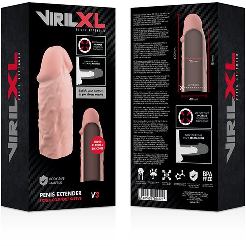 VirilXL Podalj&amp;Scaron;ek Penisa Extra Comfort V3 Flesh Slike