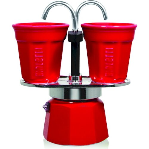 Bialetti Talijanska Moka za Kavu Bialetti 2 Tasītes Crvena Metal Aluminij 100 ml Cijene