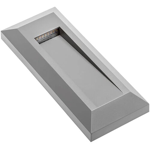 Gtv LED stenska svetilka 1W 3000K IP65 220-240V siva P/V, (21226982) Cene