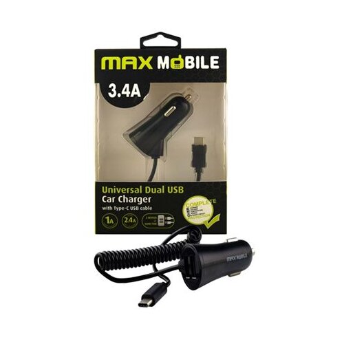 Max Mobile USB D016 TYPE C auto punjač Cene