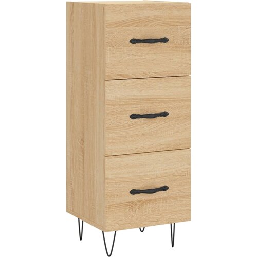 Maison Chic Komoda - Predalnik sonoma hrast 34,5x34x90 cm inženirski les, (21717558) Slike