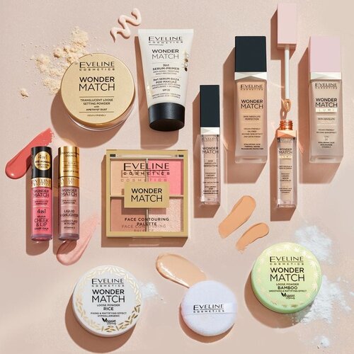 Eveline Cosmetics Wonder Match 4in1 Cheek &amp;amp; Lip tekoče rdečilo za ustnice in lica odtenek 5 4.5 ml Slike