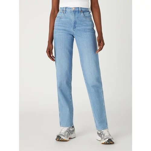 Wrangler Jeans hlače W27M3833O Modra Boyfriend Fit