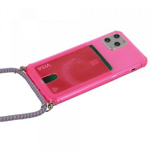 Nillkin summer silikonski ovitek z vrvico za iphone 7 / 8 / se 2020 - pink Slike