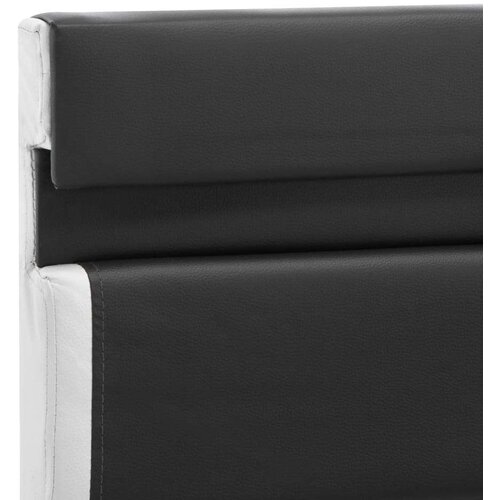  Okvir za krevet od umjetne kože s LED svjetlom sivi 120x200 cm Slike